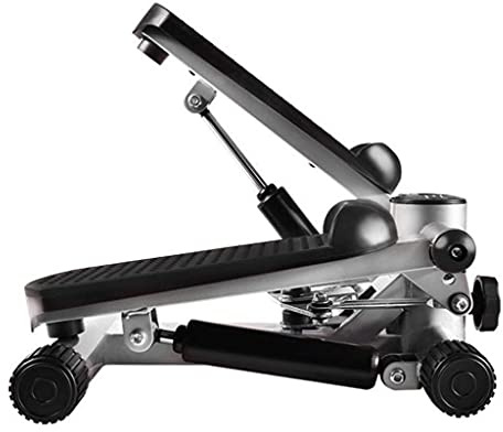 QIYFOZ Mini-Stepper Swing Stepper Twist Stepper Macchina per Esercizi, Mini Stepper Up-Down con Display LCD e Cavo per Braccia e Gambe Macchina per Allenamento Fitness Home TRAI