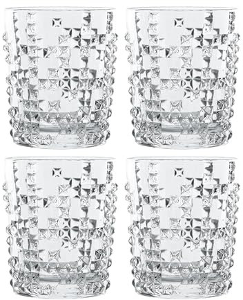 Spiegelau & Nachtmann Vaso de Cristal, Punk, Vidrio, Claro, 10.1 x 8.4 x 8.4 cm