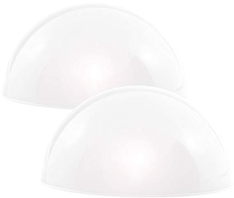 Lunartec Solar Halbkugel: 2er-Set Solar-Leuchthalbkugel mit weißen LEDs & Dämmerungsautomatik (Outdoor, Solarlampe Halbkugel, Bodenleuchte)