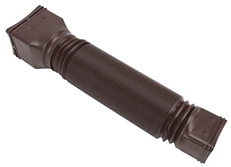 Wifehelper Extensiones de Bajantes para Canalones de Lluvia, Canalones Accesorios para Canalones Extensor de Bajante Retráctil Extensor de Bajante de Drenaje Flexible (Marrón)