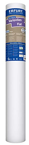 Erfurt Variovlies Flat Premium 170 g/m² Papier peint recouvrable en cellulose lisse 1 rouleau 25 x 0,75 m