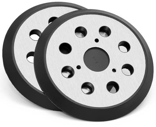 Cuscinetto di ricambio per levigatrice da 12,7 cm, confezione da 2 cuscinetti da forno da 5 pollici per levigatrice orbitale DeWalt D26451, D26453, DW4388, DW421, compatibile con levigatrice orbitale