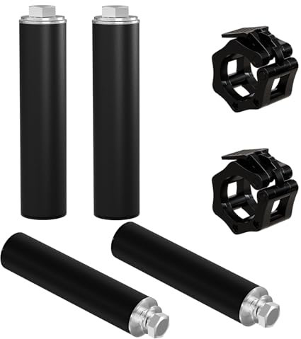 EVERYMATE Hantelscheibenhalter, Power-Rack-Befestigung, 5,1 cm, olympische Platte, Aufbewahrung, Power-Squat-Rack, Halter für 2 x 2, 3 x 3, 2 x 3 Power Cage Zubehör (1,6 cm Loch) Hantelscheibenständer