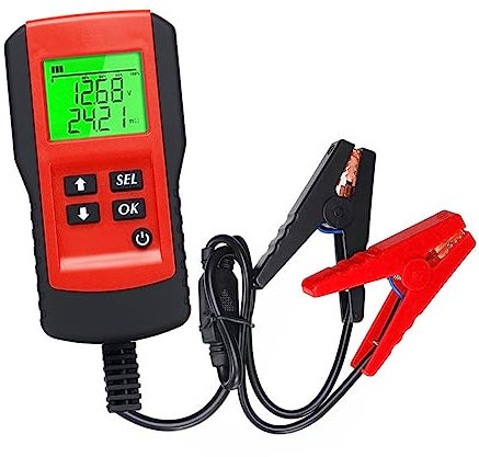 iplusmile Ladegerät Für Autobatterie Batterieprüfer Tester Autobatterie-testgerät Mit Lcd-display Geeignet Für Diverse Batteriegrößen