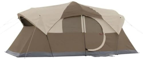 Eisfischerzelt Wetterfestes Campingzelt für 10 Personen, großes Familienzelt mit Raumteiler, inklusive Regenschutz und stabilem Rahmen Tunnelzelte