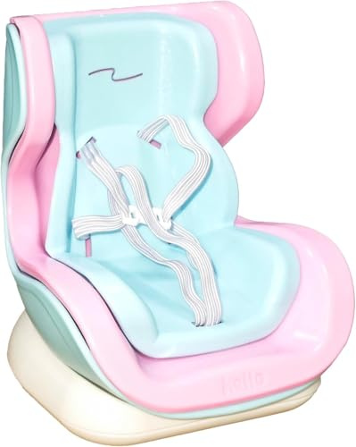 OhanaBeach Doll Car Seat, for Pop Mart/Labubu Dolls (10-17cm), Magnetic Seat with Ventilated Clamp and Table Stand, Car Decoration (Blue)