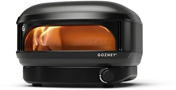 Gozney Arc Lite Four à pizza extérieur, four à pizza au gaz propane, contrôle de précision de la flamme, cuit des pizzas de 30,5 cm en 60 secondes, chauffe jusqu'à 250 °C, noir cassé