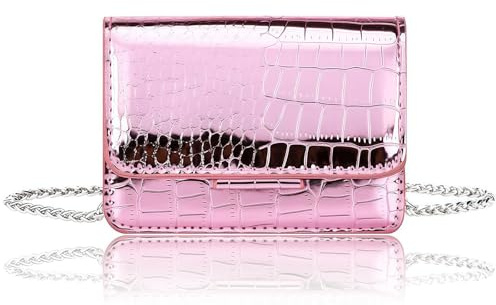IHLOOTD Petit sac à bandoulière pour femme - Mini sac à bandoulière pour téléphone portable - En cuir synthétique - Petit sac à main - Sac de soirée - Porte-monnaie pour femme - Pour soirée en boîte