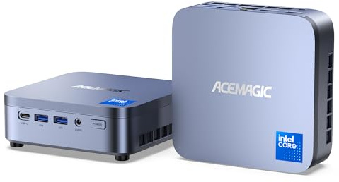 ACEMAGIC Matrix Mini M5 Mini PC Intel Core i5-14500HX (14 Core, fino a 4,9GHz), 16GB RAM DDR4 512GB SSD, Mini Computer W-11 Pro, WiFi 6/BT5.2/Type-C/HDMI 4K, Adatto ai Creatori di Contenuti