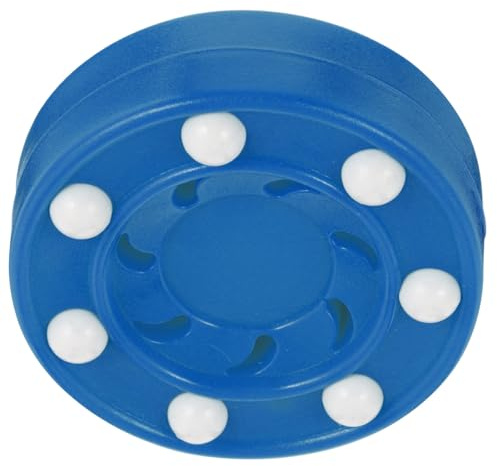 HEANUJJ Disco de Hockey sobre Patines Profesional Azul, Sólido de PP, 1 Pieza para Entrenamiento y Competición de Hockey en Suelo, Adecuado para Adultos Deportes de Equipo