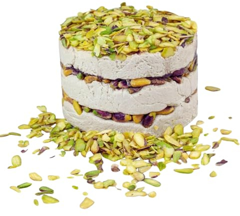 Halva en Forma de Pastel con Pistacho y Chocolate 450g – 52% Tahini