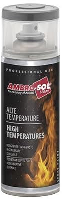 BOMBOLETTA VERNICE SPRAY ALTA TEMPERATURA TRASPARENTE 400ml AMBRO-SOL