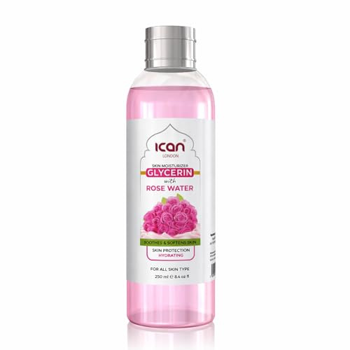 ican london glycérine à l'eau de rose 250 ml