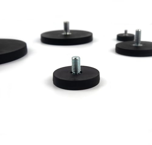 2 Stück Magnetstifte Neodym Magnete zum Schrauben (Ø 31mm)