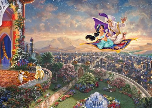Schmidt Spiele 59950 Thomas Kinkade, Disney, Aladdin, 1000 Teile Puzzle