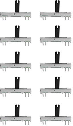 B50K Schiebepotentiometer, Slide Potentiometer Einfaches Lineares GitarrenteileGitarrenliebhaber Gitarrengitarrenreparatur Meister DIY Gitarrenteile Dimmen Einstellbares Schiebepotentiometer Modul