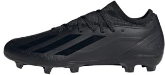 adidas X Crazyfast.3 Firm Ground Boots, Botas de fútbol Unisex Adulto, Core Black/Core Black/Core Black, 42 EU