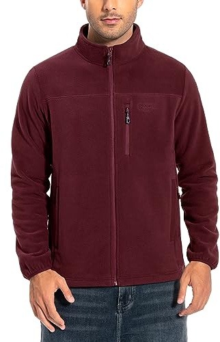 Pioneer Camp Herren Fleecejacke Full Zip Outdoor Polar Leicht Winddicht Jacke mit Reißverschluss