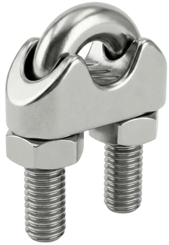 10x Drahtseilklemme Bügelklemme Edelstahl V2A 304 14mm Seilklemme Drahtklemme