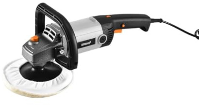 Prime3 Pulidora TCP51 1600 W Ajustable 3000 RPM 500 RPM 180 mm