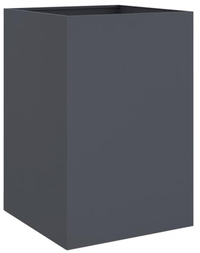vidaXL Fioriera Antracite 52x48x75 cm in Acciaio