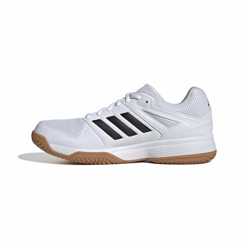 adidas Damen Speedcourt Women Indoor Shoes, FTWR White/core black/GUM10, 39 1/3 EU