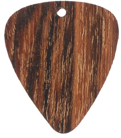 ifundom Gitarrenplektrum Halt und Design Holz Gitarre Ergonomischem Fingerspitzenpick Starkem Brauner als Nützlicher Schutz für Bassspieler