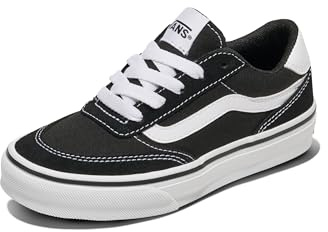 Vans Brooklyn LS, Zapatillas Unisex niños, Suede Canvas Black White 37 EU