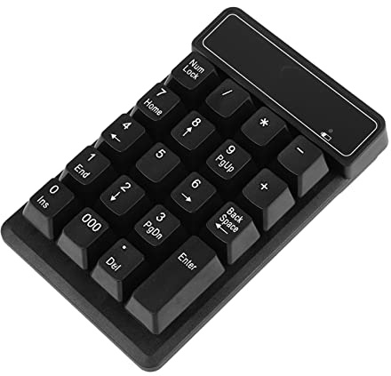 ciciglow Pavé Numérique, Clavier, Touche de Milliers Intégrée sans Fil, Ordinateur Portable PC pour Bureau de Saisie Tactile