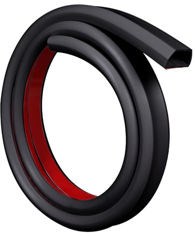PVC Cable Trunking, Self-Adhesive Electrical Cable Trunking, Self-adhesive mini cable duct, Wall flex cable organizer, Cable duct for protecting and hiding cables in Home or Office (Black, 10M)