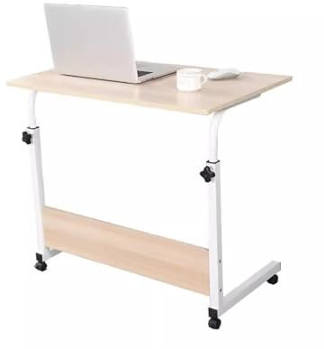 XXAD553TY Mobile Workstation Computertisch, Nachttisch, Desktop, Haushalt, minimalistischer Schreibtisch, Schlafsaal, einfaches Bett, Kleiner Tisch, beweglich und verstellbar Mobiler Schreibtisch