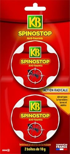 Mega Bloks KB Home Defense Boîtes Appâts Anti-Fourmis – Élimination Radicale du Nid & des Larves – Intérieur et Abords de la Maison – Pack de 2 x 10g