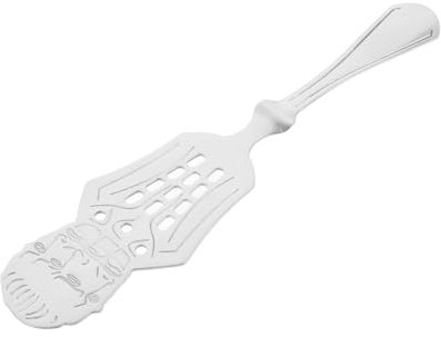 Zerodeko Absinthe Spoon Stainless Steel Dripper Handheld Slotted Design for Easy Sugar Cube Dissolving for Bars and Home Use and Easy to Clean