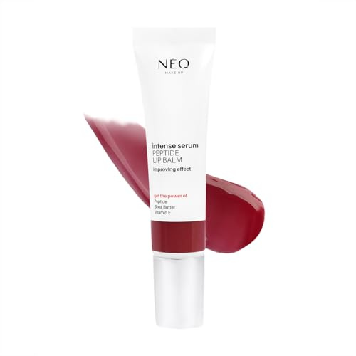 NEO MAKE UP Peptide Lip Balm 10 ml - Rosa - 03 PERFECT BERRY - Bálsamo Labial - Voluminizador Labios - Lip Balm - Belleza - Balsamo Labial Reparador - Labios - Bálsamos Labiales
