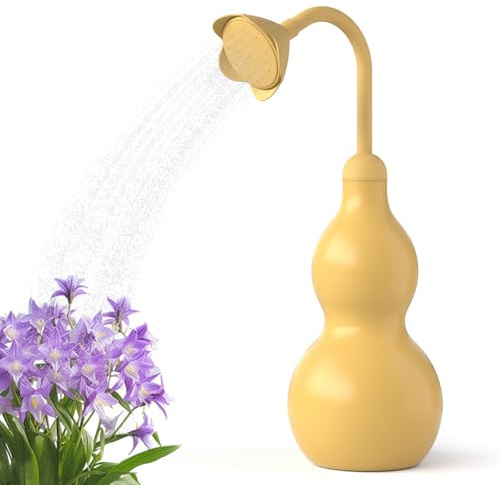 BKSAI Kleine Gießkanne für Zimmerpflanzen 325ML Ballbrause für Pflanzen 2in-1 Düse Gießbrause Mini Sprühflasche zur Aufzucht von Setzlingen