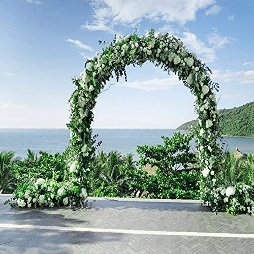 Arche de jardin pour mariage, treillage de plantes grimpantes en métal, pergola extérieure, colonne de support de rose, tonnelle en bois rustique, noir/blanc/vert, parfaite pour la décoration de