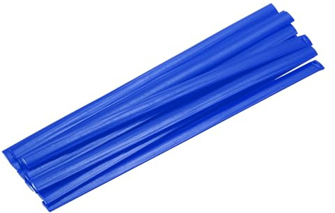 QUARKZMAN 15PCS Bacchette Di Saldatura Plastica Blu 9.5mm x 200mm Nastro Piatto In HDPE Per Riparazione Serbatoi D'Acqua Pallet Carrelli Elevatori Bidoni Della Spazzatura(0.4inch x 8inch)