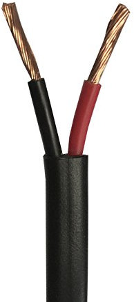 Wire4u ACC-12 12V 24V AUTOMOTIVE 2/3/4/5/7 CORE THINWALL RED/BLACK CAR CABLE WIRE ROUND/FLAT (Flat 2 Core 1.0mm square 16.5Amps, 5 Metres)