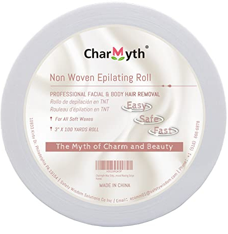 Charmyth Wax Strips Epilating Roll Non Woven Disposable for Body & Face 100 Yard Hair Removal Waxing Strips