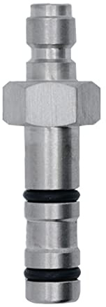 TUXING PCP Paintball Füllsonde, 9mm OD Schnellfüll-/Ladesonde, Schnellkupplung Edelstahl gerade Air Tool Fittings für evanix, Logun, Webley, FX Hatsan Air Rifle Gun