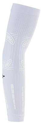 FLOKY No Strain 2pz manicotto sport biomeccanico. Tennis, padel, basket. Riduce le vibrazioni, sostiene gomito e avambraccio. Manicotto a compressione, stabilizza tendini e muscoli (Bianco, XS-S)