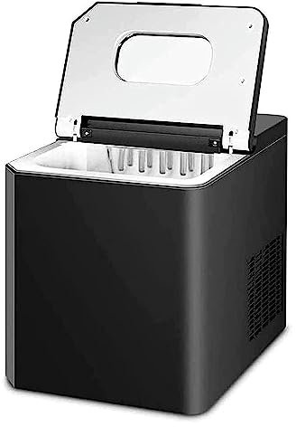 Piano di lavoro per macchina del ghiaccio, 25 kg di ghiaccio in 24 ore, 10 cubetti di ghiaccio pronti in 10 minuti, macchina per la produzione di ghiaccio portatile da 2,8 litri pe
