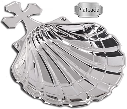 Concha de Bautizo Plateada. (09316)