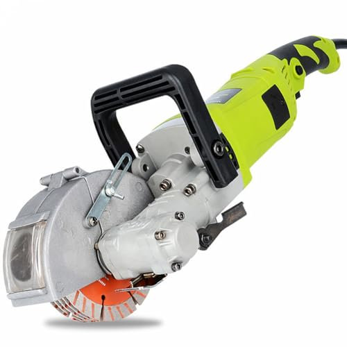 XLTEAM Electric Wall Chaser, 4000W Wall Groove Cutting Machine, Rotation speed 7500r/min, Maximum Slotting Width 33mm, for Granite, Marble, Concrete Stone