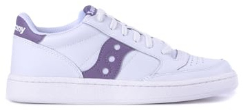Saucony Sneaker Jazz Court Unisex, Bianco e Viola., 37.5 EU