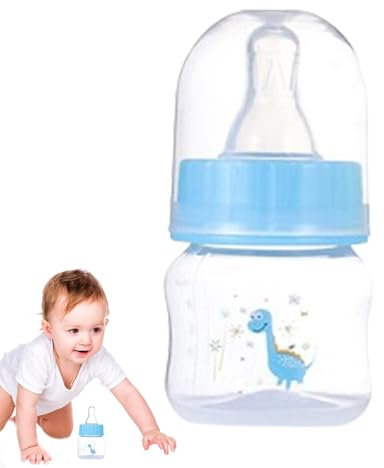 Biberon per neonato Generico, Bottiglia per neonato in silicone, Dispenser da 50 ml con capezzolo ortodontico, Bottiglia standard per allattati al seno, Neonati, Infanti, Blu, PP, silicone