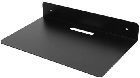 FONDOTIN Support Mural pour Projecteur Boîtier TV Et Câbles Plateau De Rangement pour Appareils Électroniques