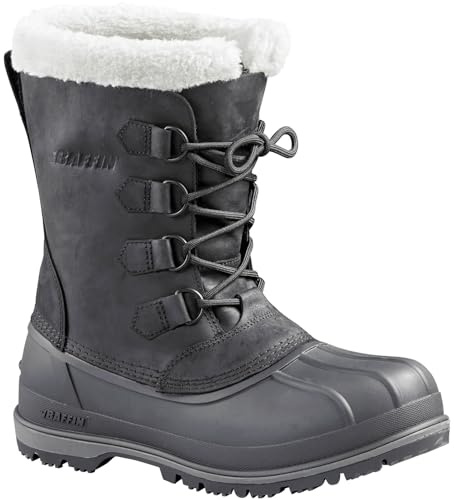 Baffin Men's Canada Snow Boot, Bbi-Black, 9 UK