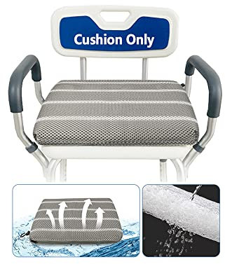 Cuscino per sedile doccia, panca da bagno, sedie per anziani, disabili, per vasca da bagno, per disabili, sgabelli da bagno, tappetino imbottito per sedia da doccia (solo 1 cuscino)