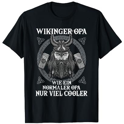 Nordische Mythologie Wikinger Opa Nordmann & Wikinger T-Shirt